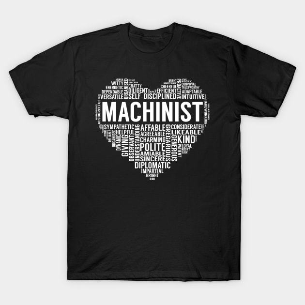 Machinist Heart T-Shirt by LotusTee